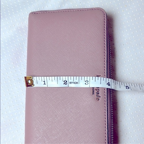 EUC Kate Spade Dusty Rose Zip-Around long Wallet - Picture 12 of 13
